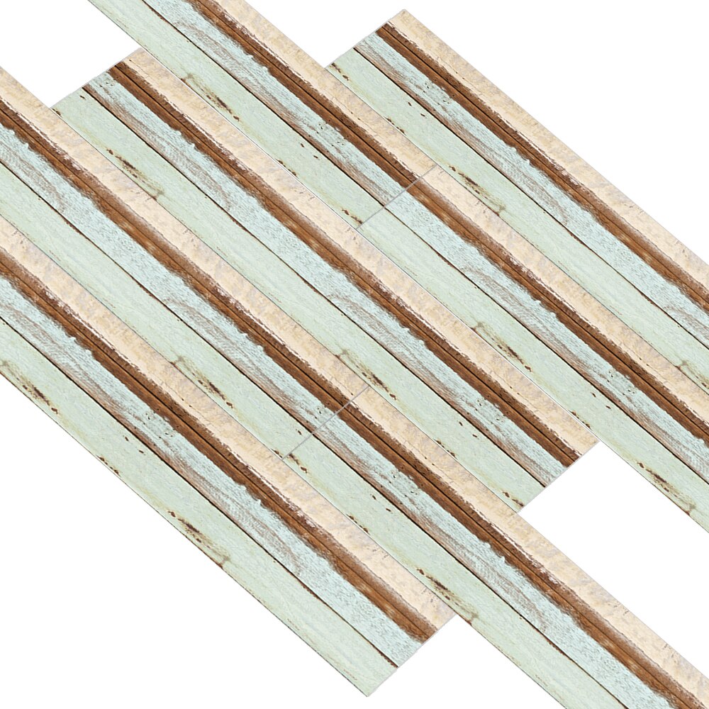 7Sheets/Set Houten Vloer Sticker Waterdichte Zelfklevende Floor Decoratieve Tegel Sticker Woonkamer Slaapkamer Huis Decoratie: EWF050