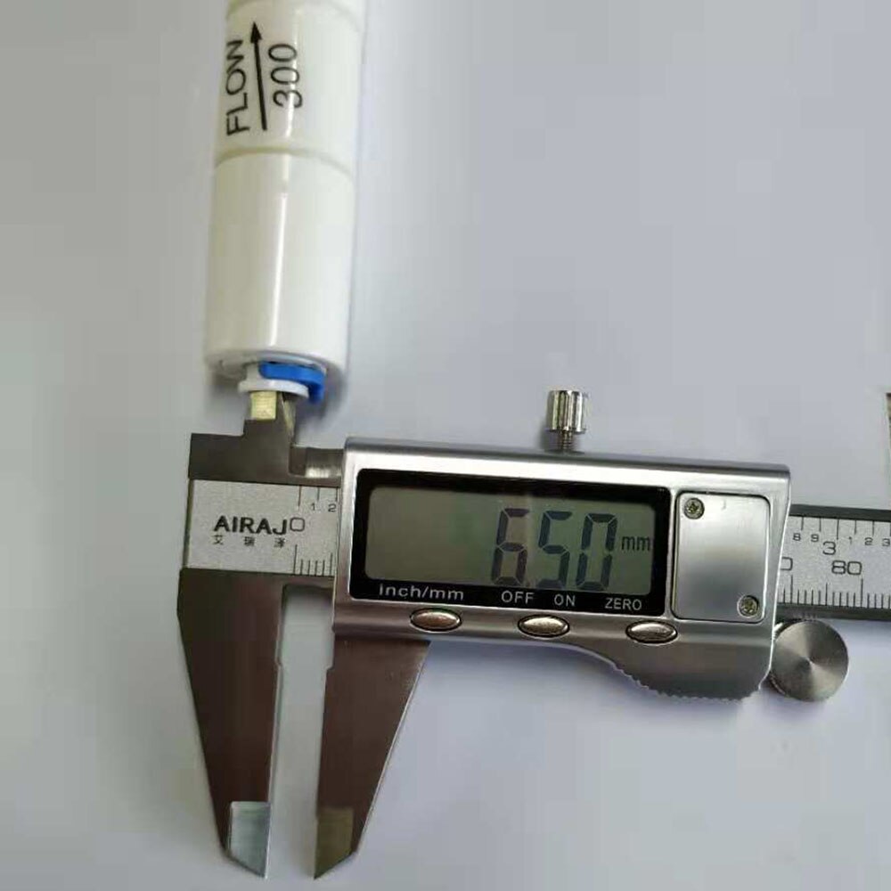 300CC RO Water System Waste Water Flow Regulater Restrictor 1/4&quot; OD Hose Reverse Osmosis Quick Pipe Fittiing