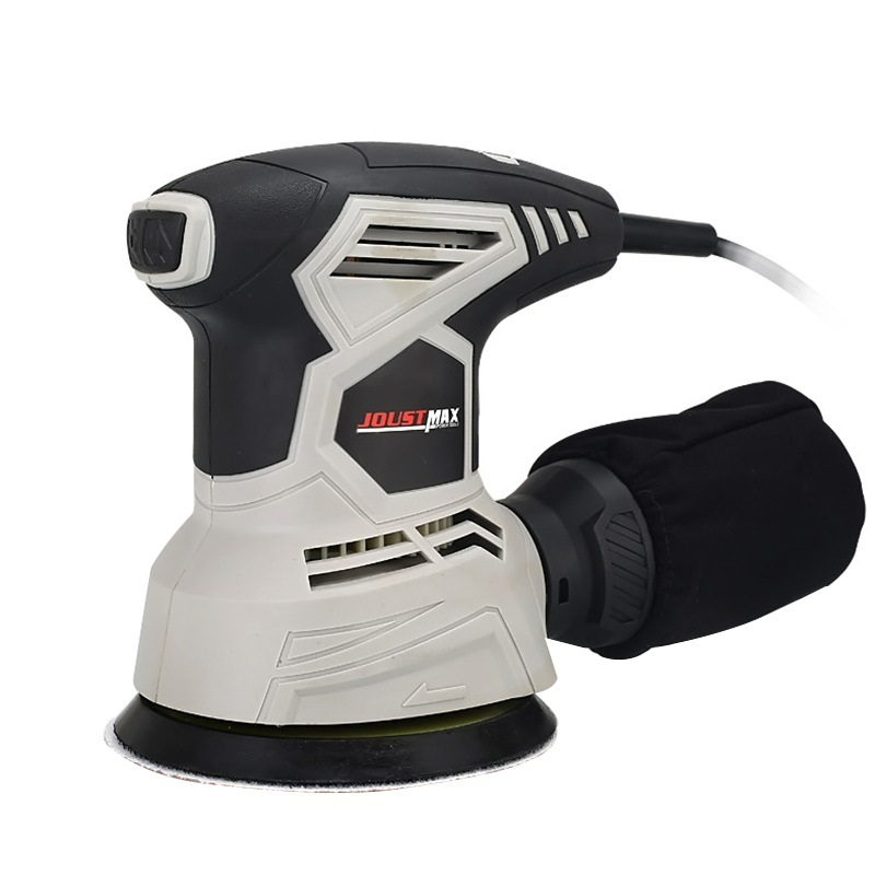 220V electric sander power tool Small sandpaper machine powerful dust collection polishing machine DIY belt random track sander: green