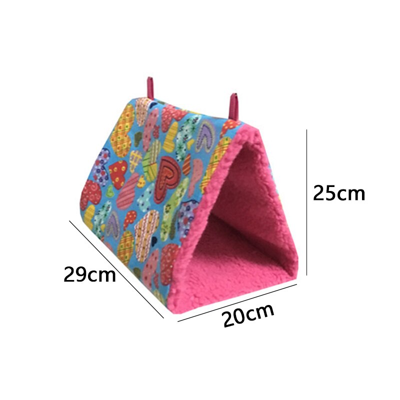 Warm Kooi Nest Tent Vogel Opknoping Cave Papegaai Schommel Speelgoed Kooi Nesten Papegaai Hangmat Vogel Opknoping Bed House Pluche winter