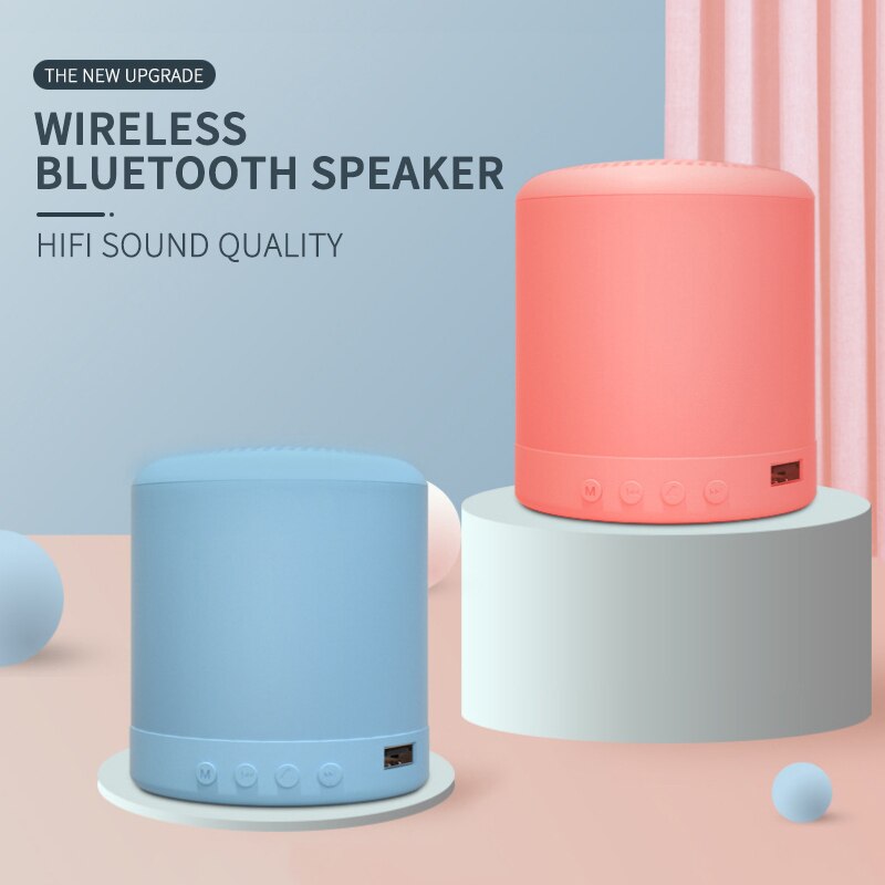 Mini Smart Bluetooth Speaker Draagbare Bluetooth + Fm MP3 Speaker Recharge Smart Voice Control Handsfree Mini Muziek Speakers