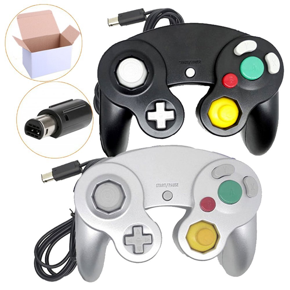 Top Wired Game Controller Gamepad Joystick forNGC NINTENDO GC Game Cube For Platinum fast ship