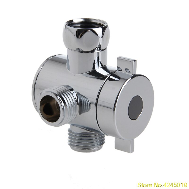 3 Way T-Adapter Valve Voor Wc Bidet Douchekop Omschakelklep 1/2 Inch
