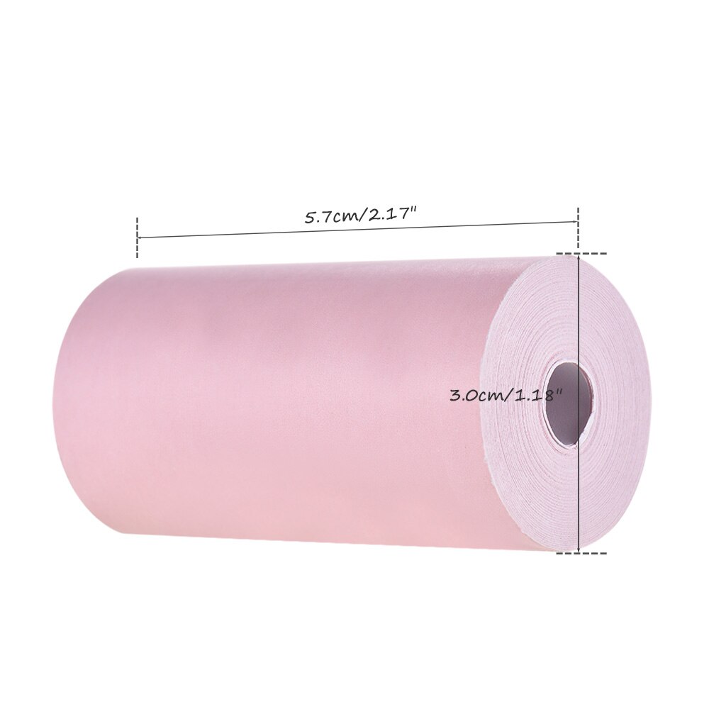 Thermisch Papier 57*30mm (2.17 * 1.18in) bill Ontvangst Fotopapier Duidelijke Afdrukken voor PeriPage A6 voor PAPERANG P1/P2 Mini 1 Roll