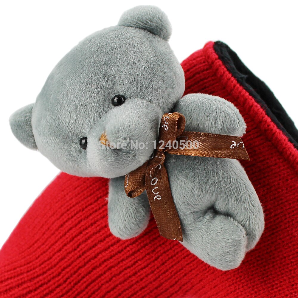 Golf Head Cover for Blade Golf Putter Cute Bear Soft Knitted Fabric Protector Cover Men Women Child Putter