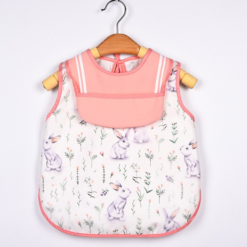 Bavoir imperméable pour bébé, , mignon, imprimé de dessin animé, fille et garçon, tablier à déjeuner, alimentation: style4