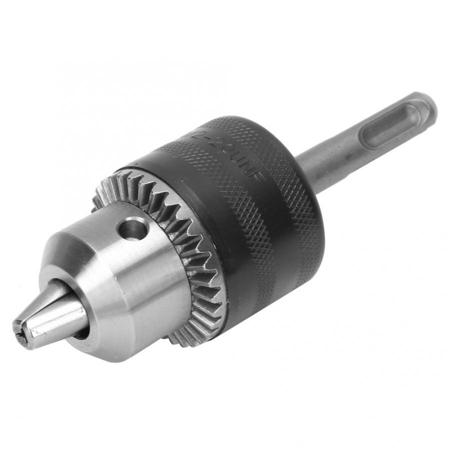 Drill Chuck 1.5-13mm 1/2-20UNF Key Type Drill Chuck with SDS Round Shank Adapter Electric Hammer Converter