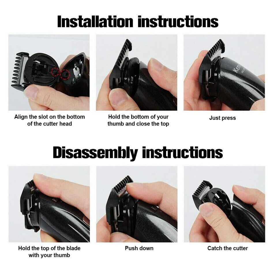 Electric Clipper Men's Head Basic Haircut Hair Clipper Nose Beard Rechargeable Multi-function Razor Hair Clipper Travel Family