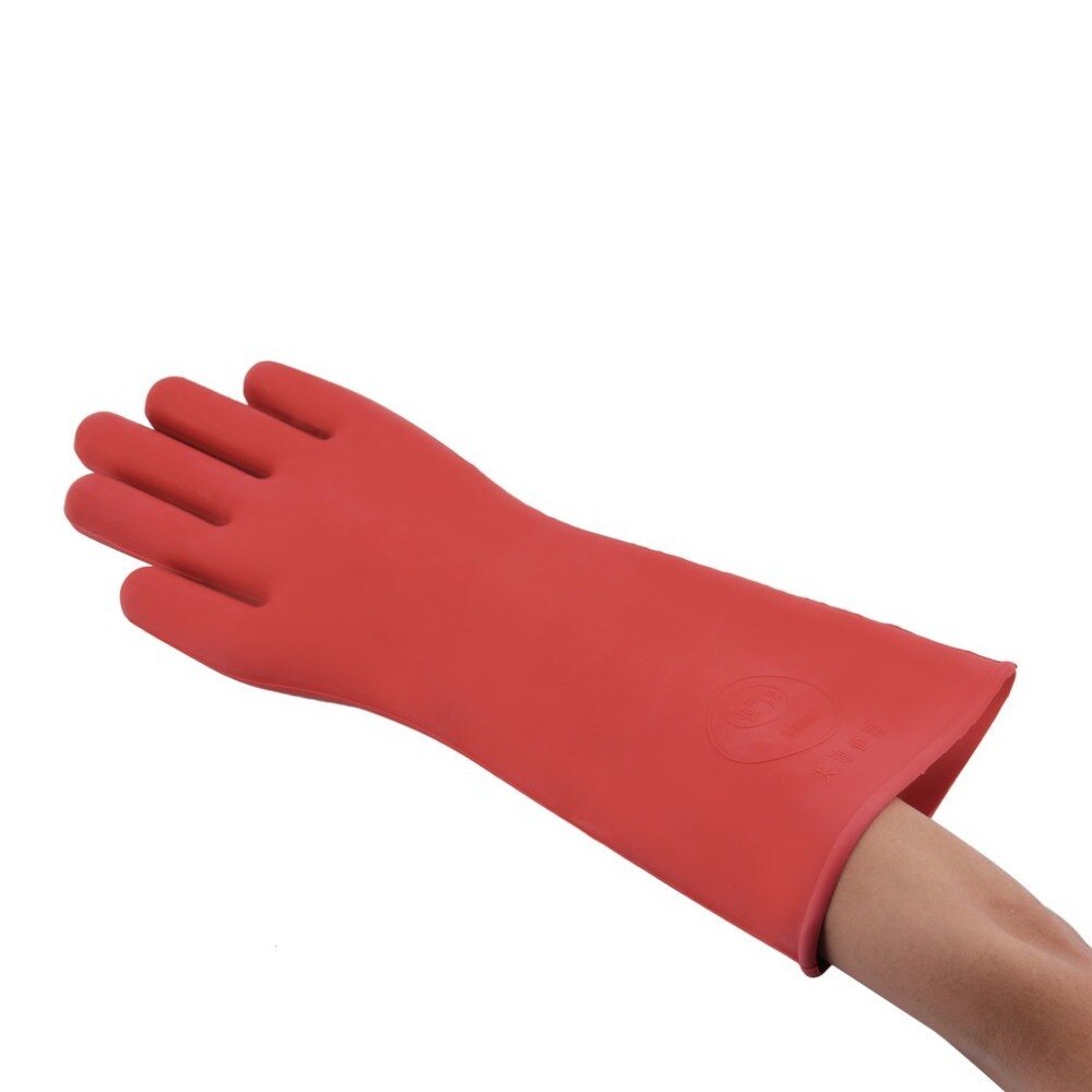 12 KV High Voltage Electrical Insulating Gloves 1 Pair Of Rubber Electrician 100% Safety Gloves 40cm Sellings