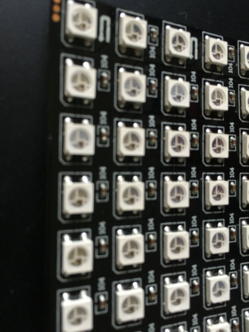 8*8 64Pixel 5050 WS2812B Built-in WS2811 addressable Full color Digital Programmed LED Panel Screen light dot matrix display 5V