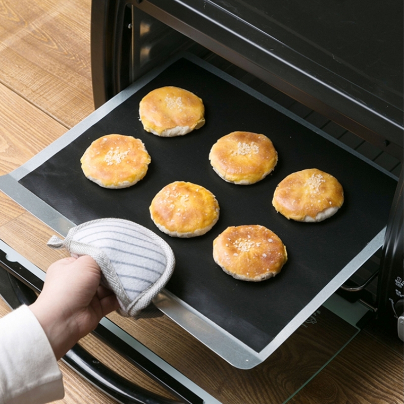 Bbq grillmåtte grill udendørs bagning non-stick pad genanvendelig madlavningsplade til fest ptfe grillmåtteværktøjer 40 * 30cm