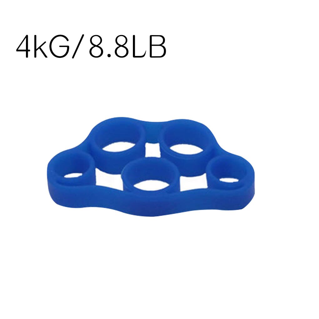 1Pc Finger Gripper Stretcher silicon finger Resistance Bands Hand Extensor Exercise Strength Trainer Set Fitness Equipment: black