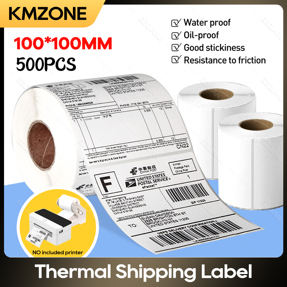 4x6 Thermal Label Printer Roll Paper 100x150mm / 100x100mm Fold Labels Stand for 4inch Logistic Package Label Printer