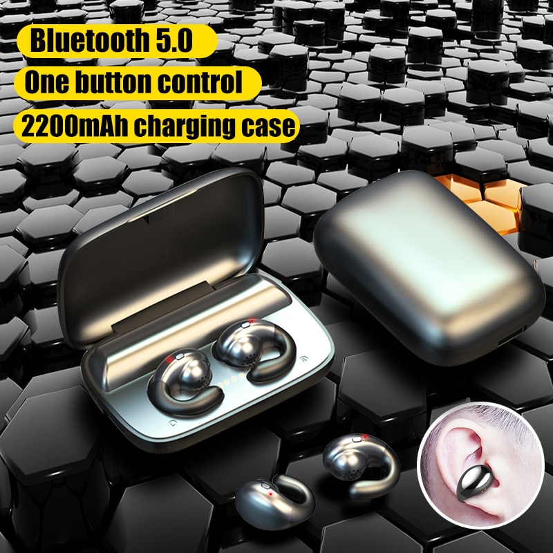 FLUXMOB S19 TWS Auricolare Bluetooth 5.0 touch Auricolari Senza Fili Mic chiamata HD di Sport Auricolare Con BOX di ricarica Per La carica smartphone