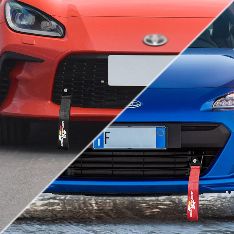 Nuovo stile JDM Racing Ropes Hook traino High Srtengh Nylon Car Bumper Rope gancio di traino universale HKS Tow Rope Strap Car decorativo