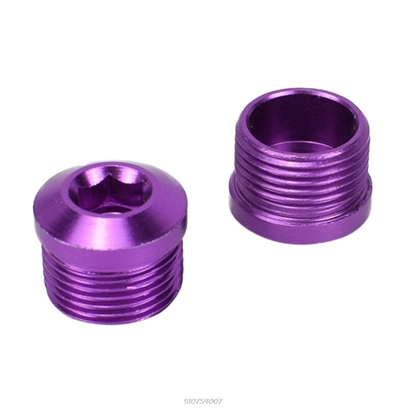 CNC Fahrrad Pedal Abdeckung Fahrrad Pedal Reparatur Teile Aluminium Legierung Rost-nachweisen Radfahren Lagerbier Pedal Abdeckung A23 21: Lila