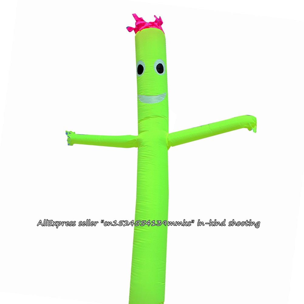 Air Dancer Sky Dancer Inflatable Tube Dance Puppet Wind Flying 10ft For 12inch Blower (Fluorescent Yellow)