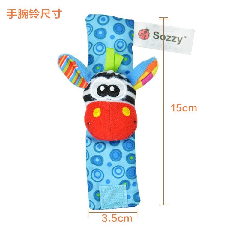 2 teile/satz Handgelenk Rassel Fuß Socken bunte Kleinkind Baby Entwicklungs Spielzeug 0 + monat Plüsch Neugeborenen Baby Rassel Weichen B0956