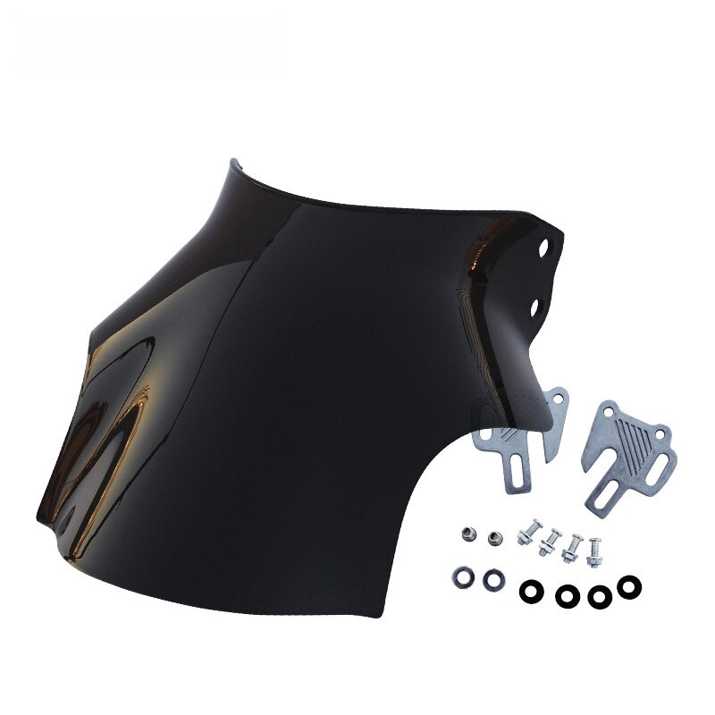 For Suzuki Bandit GSF 600 1200 GS500 GSX1100G VX800 ABS Motorcycle motorbike Windshield/Windscreen+screws Black: Black