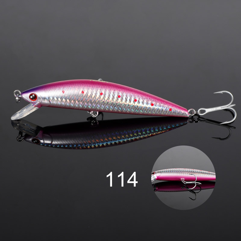 Noeby Minnow Fishing Lure 120mm 42g Sinking Shore Casting Wobbler Artificial Hard Bait Boat Flatfish Sea Fishing Lures Tackle: Golden Walnut