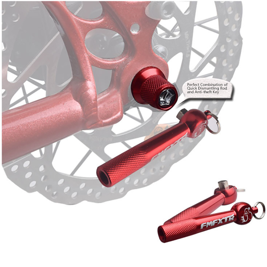 MTB Road Bike Wheel Locking Security Quick Release Skewers Anti Theft Skewer Set For MTB Road Bike Cycling Accessories bicicleta