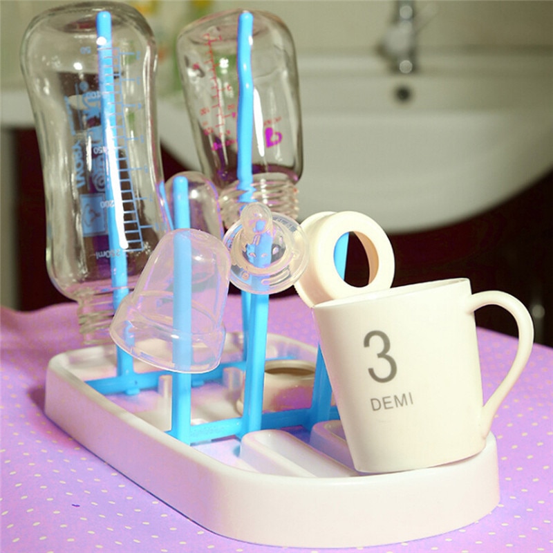 Butelka robić karmienia dziecka stojak na suszarkę kształt drzewa suszarka półka uchwyt robić karmienia kuchni narzędzia czerwony zielony