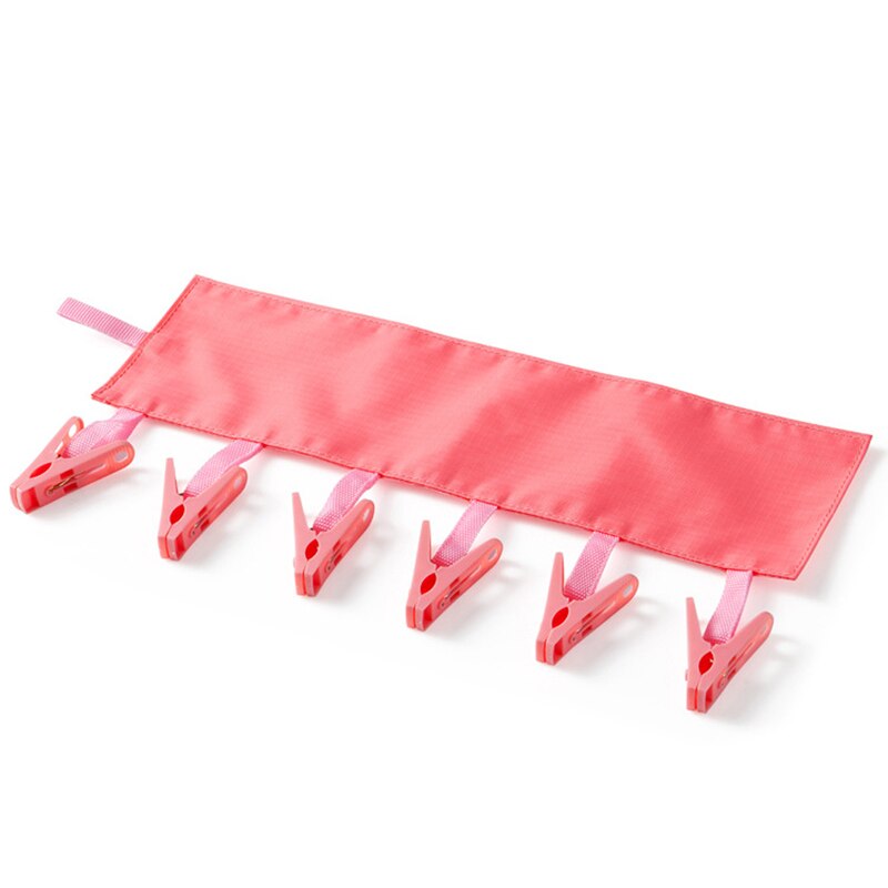 Multifunction Socks Drying Racks Bathroom Rack Traveling Clothespin Travel Portable Folding Cloth Hanger Clips Arrivals: Red