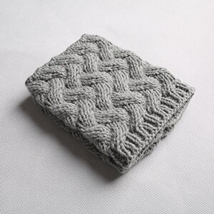 1 Pair Women's Knitted Boot Cuff Socks Leg Warmers Christmas Boot Cover Autumn Winter Christmas boot cover: light gray