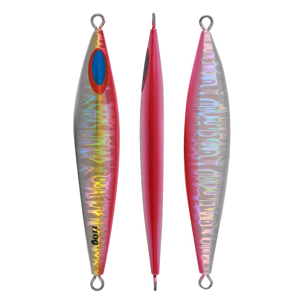 Jiggingpro 110G 150G Fk Jig Slow Pitch Jigging Lokken Offshore Zee Vissen Metalen Jig Lokken: Pink / 110g