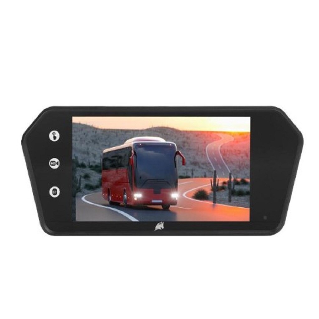 7" LCD Mirror Monitor Wireless Reverse Rear View Backup Camera Night Vision