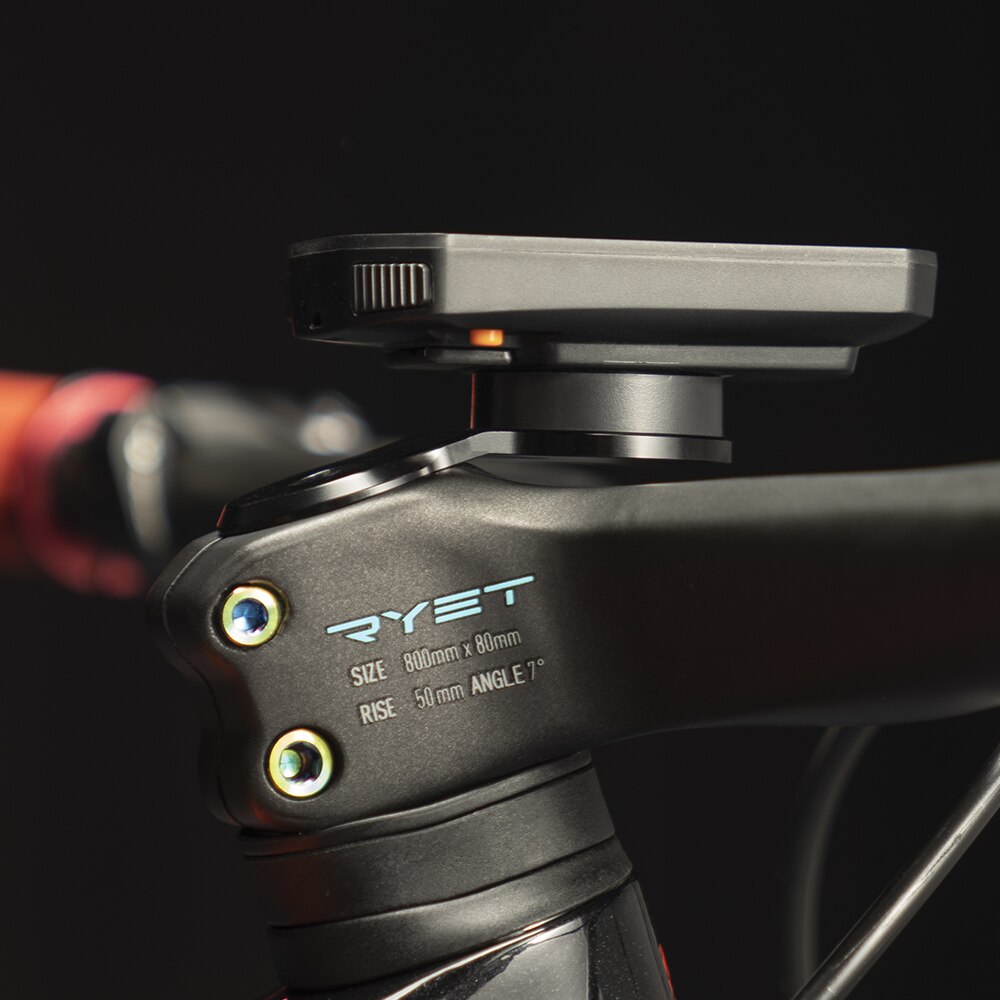 Ryet Mtb Stuur Geïntegreerde Computer Moun Headset Cap Cover Met Computer Mount Gramin Bryton Wahoo Computer Piezas De Bicicle