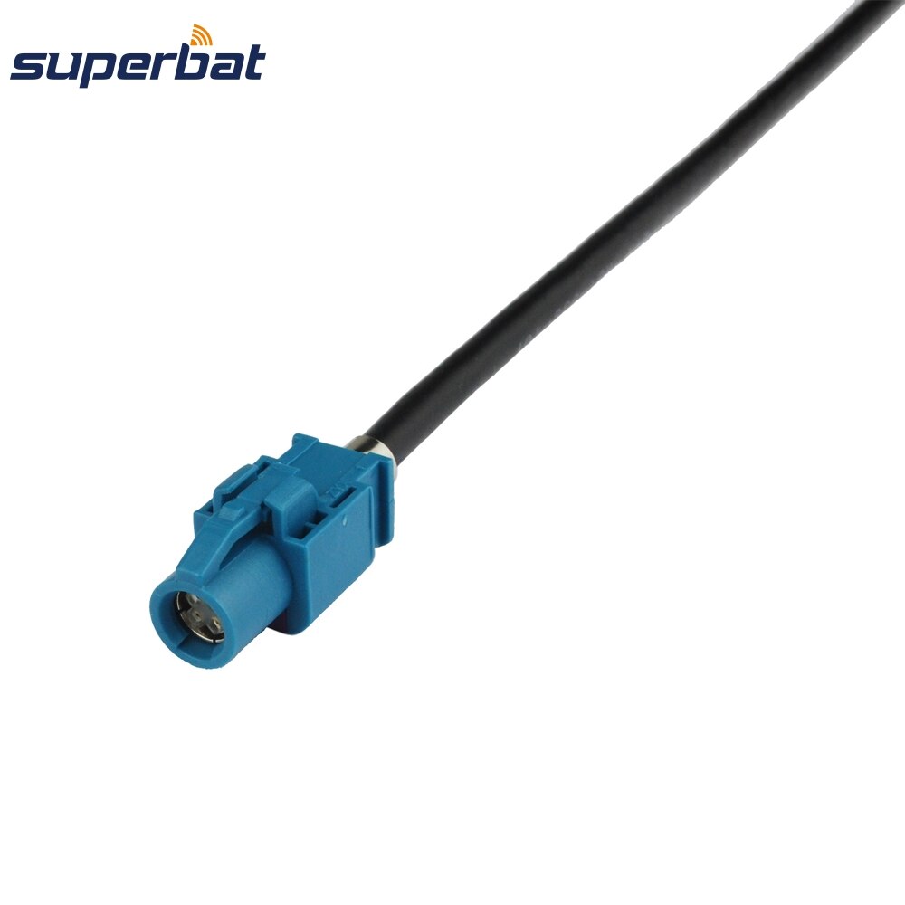 Superbat, conjunto de Cable HSD para vehículo, conector hembra RA de código Z a conector recto Jack Dacar 535, Cable de 4 núcleos para BMW Benz