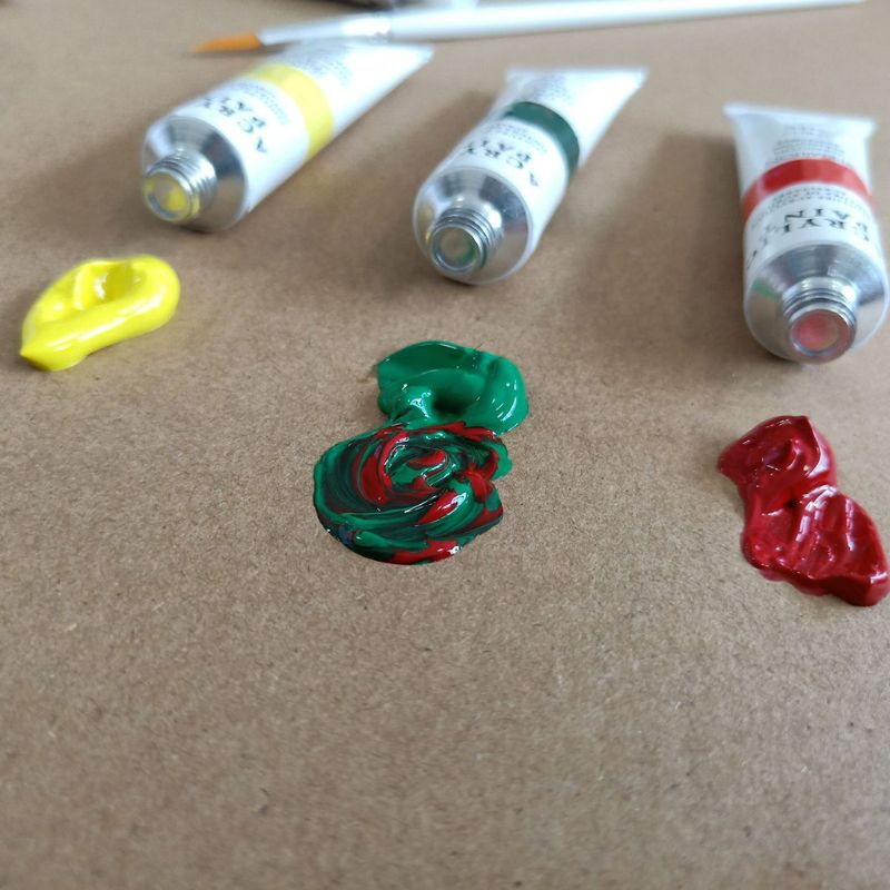 Acrylic Paint Set 24 Color Tubes of 0.4 oz (12 ml) Art Set for Kids Students Painting Canvas