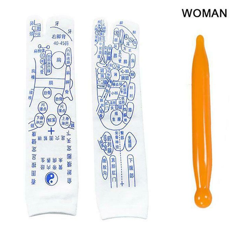 Chaussettes d'acupression pour Massage, soulage la fatigue des pieds, réflexologie, pour femmes et hommes, SCVD889: women
