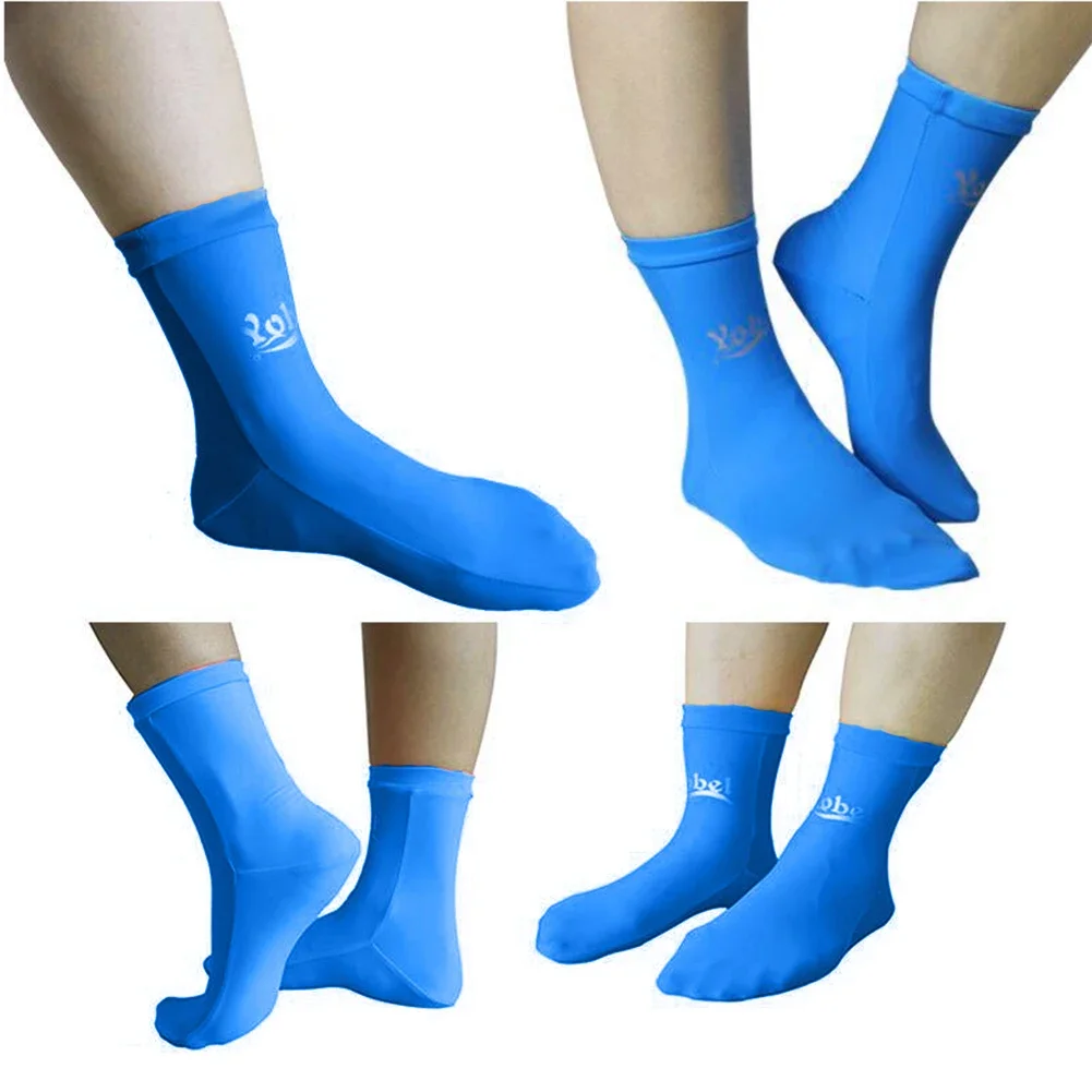Water Socks Water Sports Swimming Scuba Premium Lycra Fin Dive Socks Diving Snorkling Swimming Fin Boot Socks: Yellow