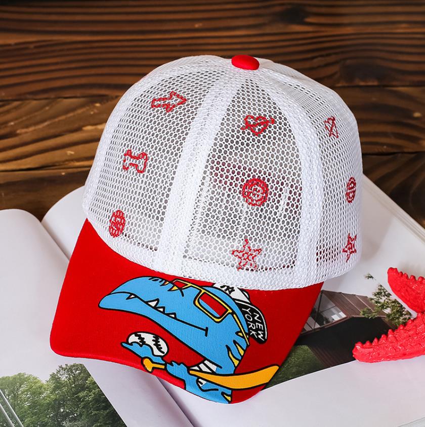 Doitbest malla completa niño gorra de béisbol transpirable de verano delgada Hip Hop protector solar niños sombreros chicos chicas sombrero gorras snapback gorras: 11