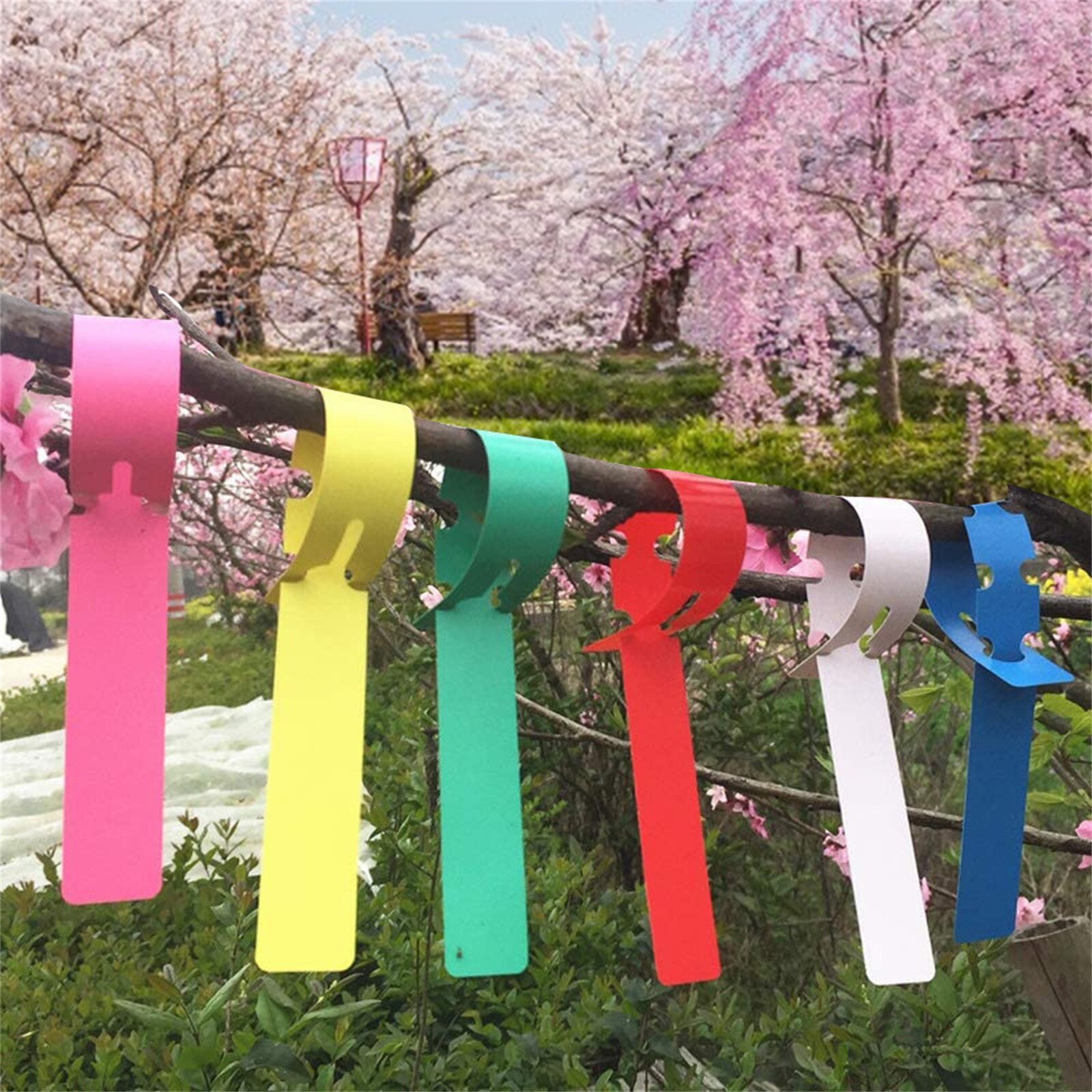 200PC Gardening Label Long Label Plastic Plant Long Type Label Marking Seedling Tray Gardening Label Gardening Label Long Label