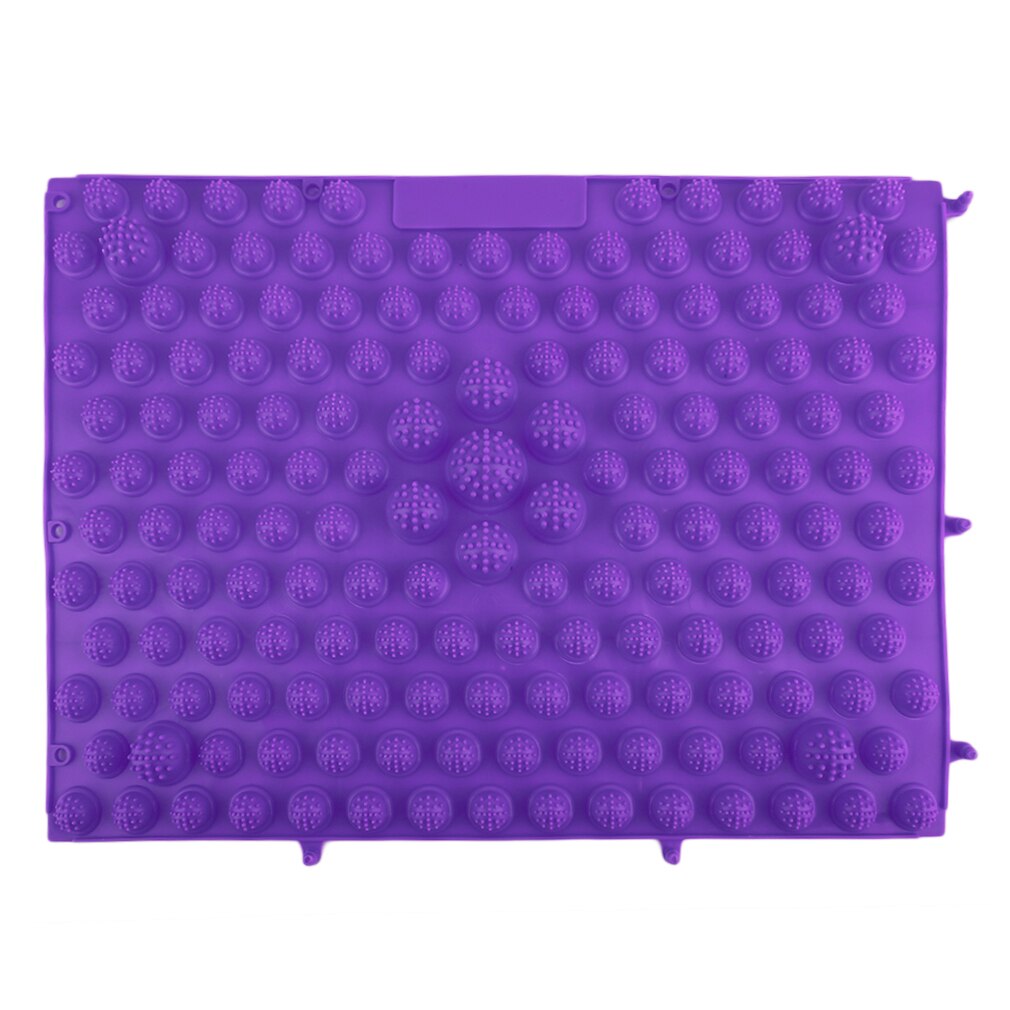 Korean Style Foot Massage Pad TPE Modern Acupressure Reflexology Yoga Mat Acupuncture Rugs Fatigue Relieve Promote Circulation: Purple 