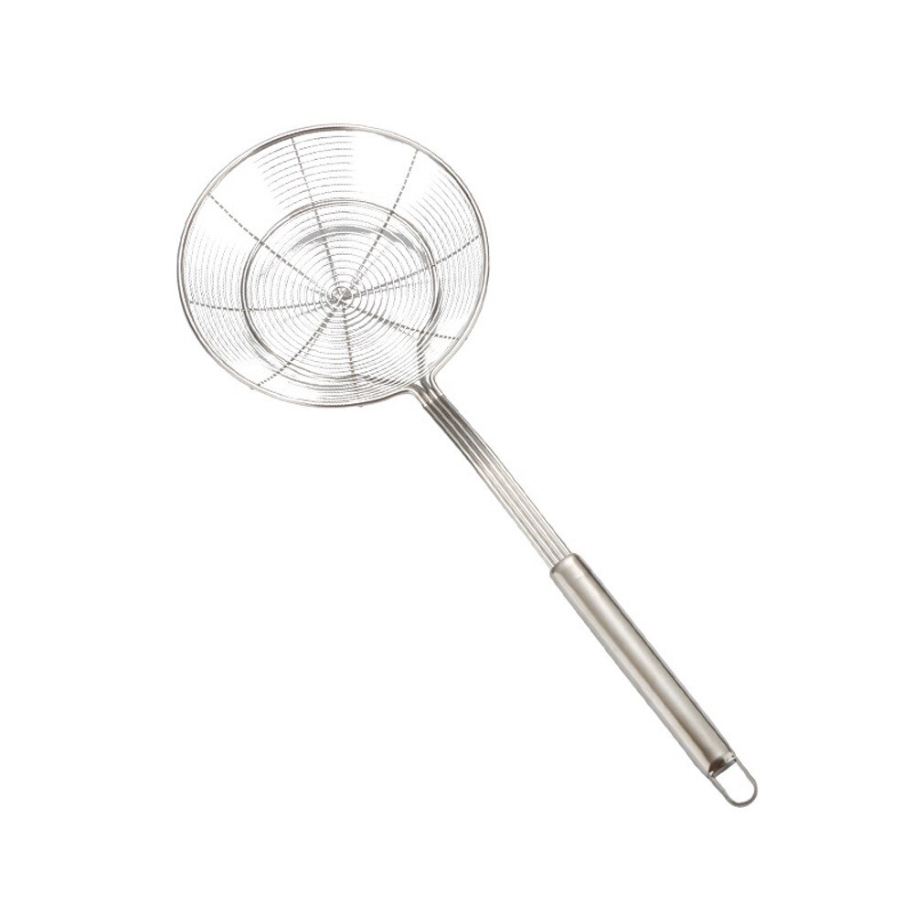 Strainer Stainless Steel Solid Spider Strainer Skimmer Ladle With Handle Kitchen Tool frying up rench fries, fish vegetables