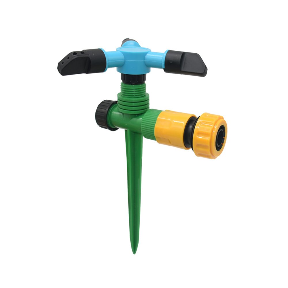 Automatic Rotating Lawn Sprinklers With support 360 Degree Rotating Water Sprinkler 3 Arms Nozzles garden Irrigation tool