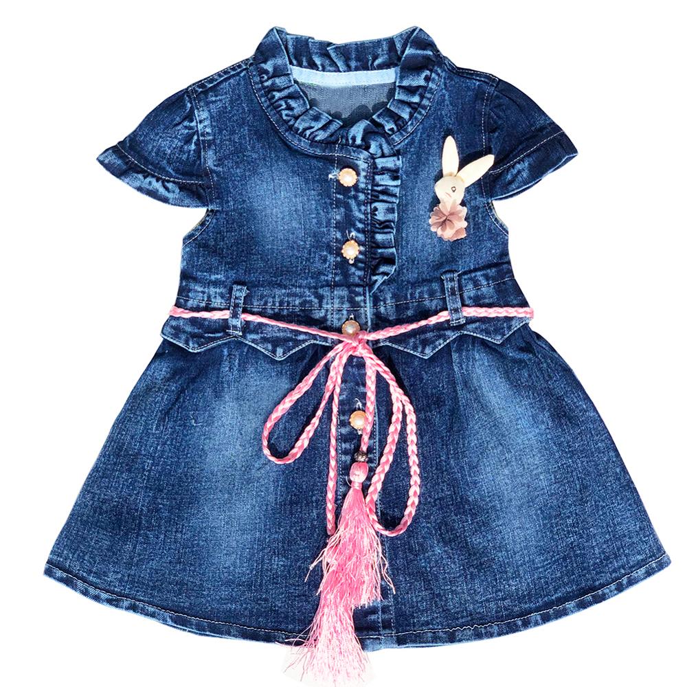 3-6Years Children Kids Little Girls Denim Vest Dress Jacket Spring Autumn Vest Coat: 4 / 4T