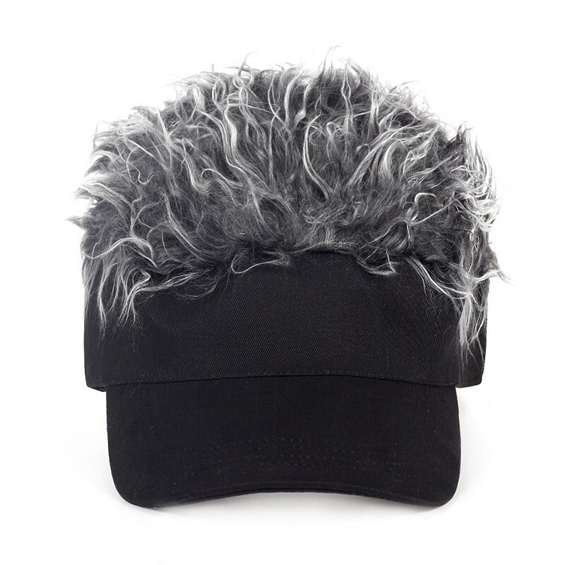 Sombreros de Golf para hombre y mujer, 56-60cm, pelucas y viseras deportivas de algodón para exteriores, color gris