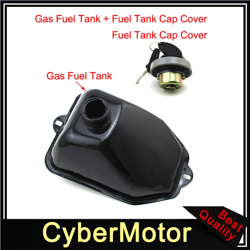 Metal Fuel Tank + Gas Cap With Lock For Chinese ATV Kids Quad 4 Wheeler 50cc 70cc 90cc 110cc 125cc