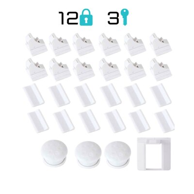 Magnetisk skuffelås: 12
