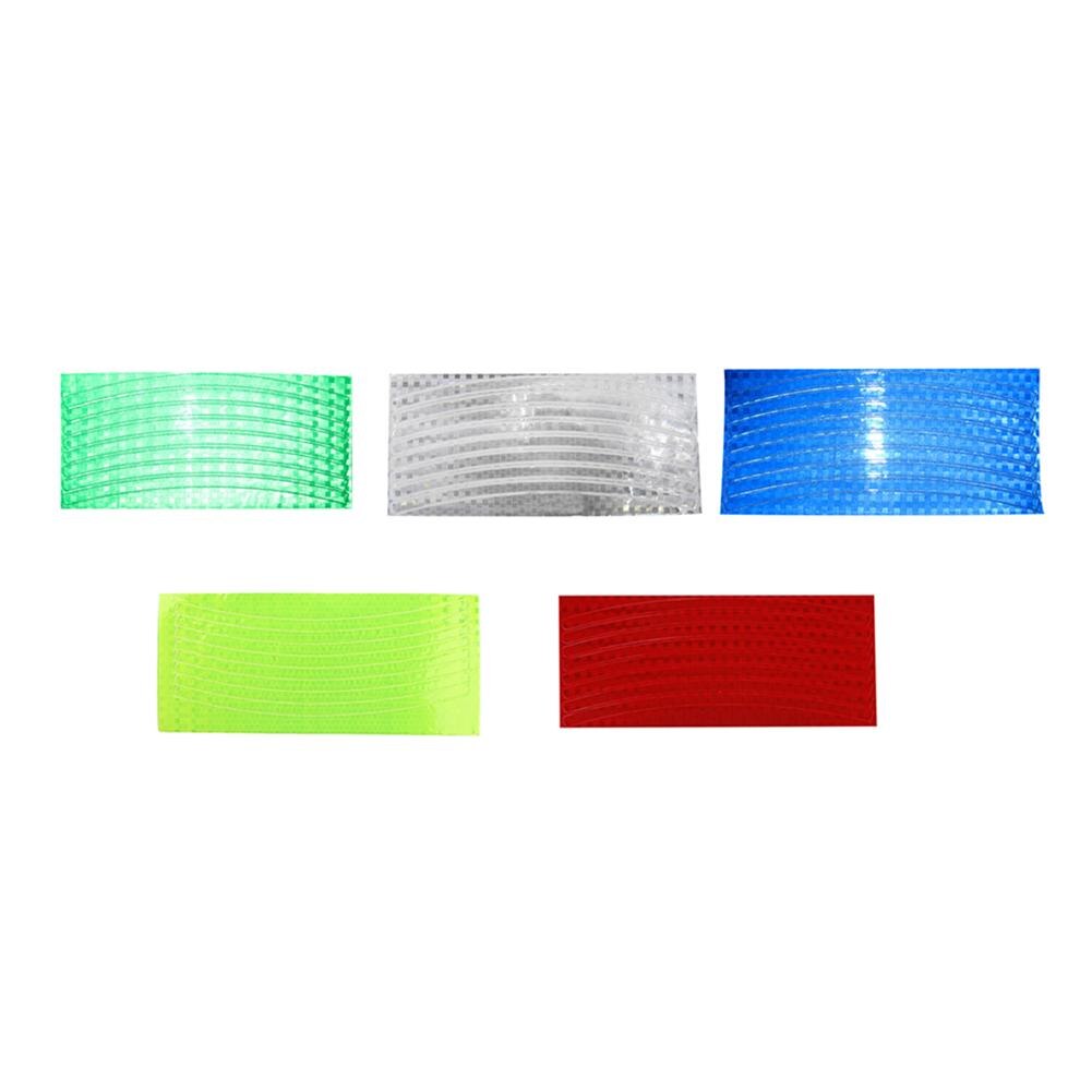 26 zoll Fahrrad Reflektor fluoreszierend MTB Fahrrad Aufkleber Radfahren Felgen Reflektierende Aufkleber Fahrrad Zubehör