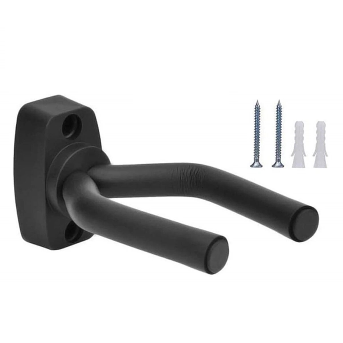 Miwayer-soporte de pared para guitarra, colgador de guitarra negro, gancho de pared para todos los tamaños, guitarras, bajo, mandolina, Banjo, ukelele: Blanco