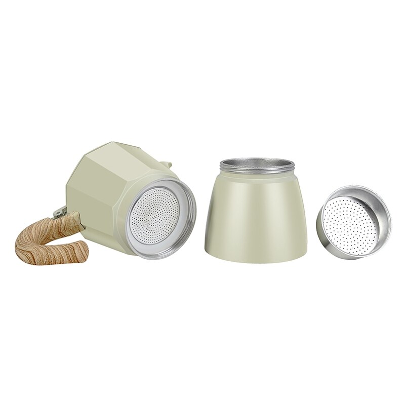 Mocha -kahvinkeitin italialainen espresso -kahvinkeitin percolator pot liesi kahvinkeitin 150ml