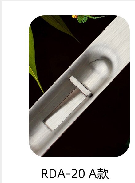 6/8/10 INCH Concealed passage door safety door bolt Stainless Steel 304 fire entrance door accessories flush bolt: 6 inch / A