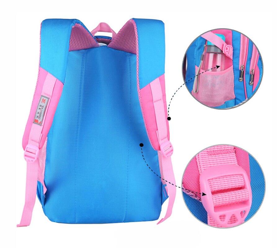 Children School Bags for Girls Lovely Butterfly Printing Backpack Waterproof Kids Shoulder Book Bag pack mochila 2 sizes