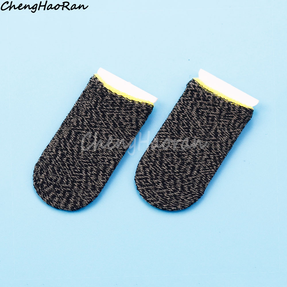 Gants de sueur respirants pour manette de jeu, jeux mobiles, écran tactile, doigts, 1 paire: Bleu